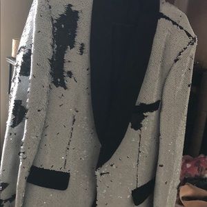 Men Sequin Blazer